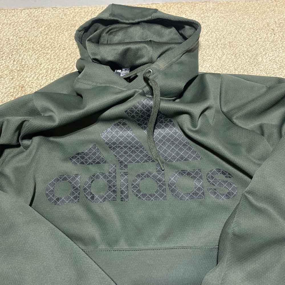 Mens small dark green adidas sweatshirt